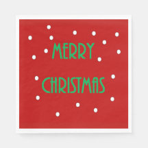 Feliz Livro de Natal Napkins