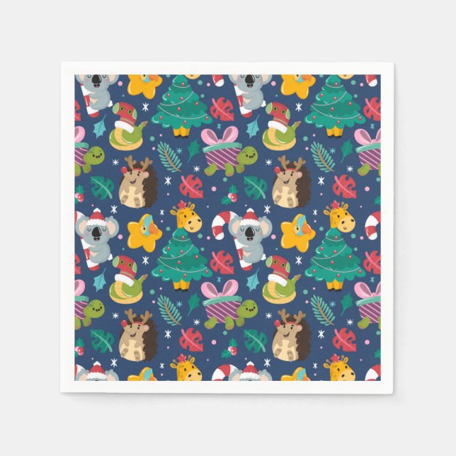 Guardanapo De Papel Feliz Natal (Frente)