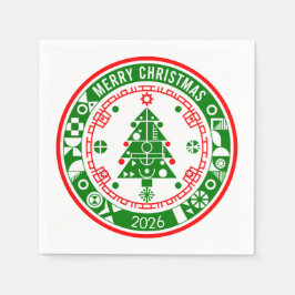 Guardanapo De Papel Feliz Natal