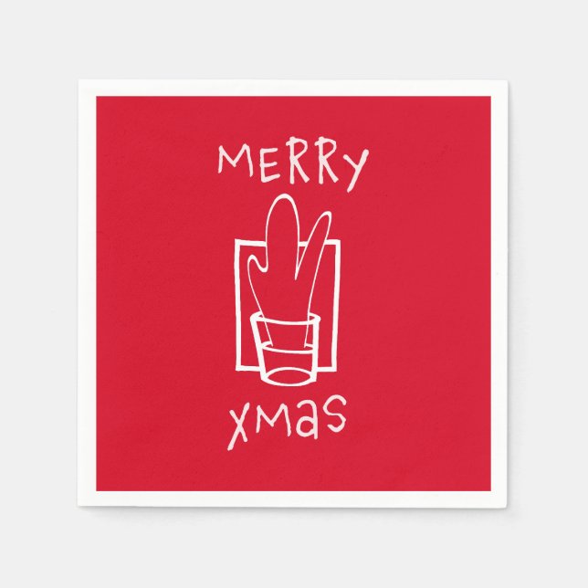 Guardanapo De Papel Feliz Natal (Frente)