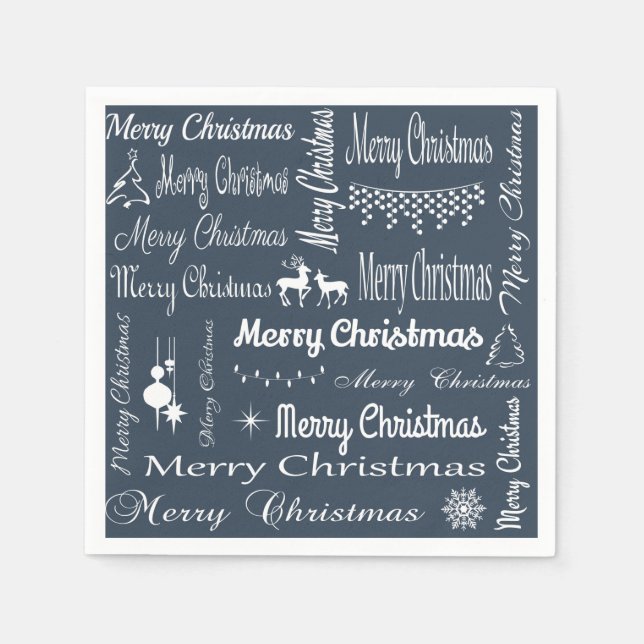 Guardanapo De Papel Feliz Natal (Frente)
