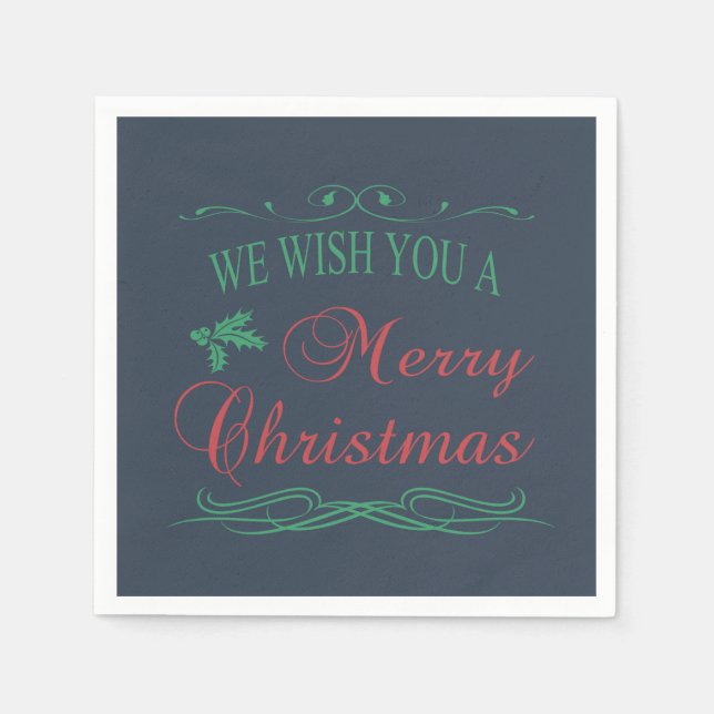 Guardanapo De Papel Feliz Natal (Frente)
