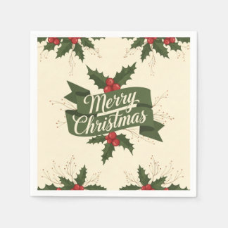 Guardanapo De Papel Feliz Natal