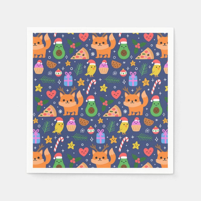 Guardanapo De Papel Feliz Natal (Frente)