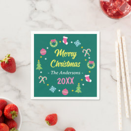 Guardanapo De Papel Feliz Natal