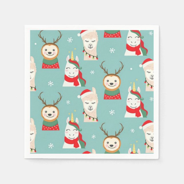 Guardanapo De Papel Feliz Natal (Frente)