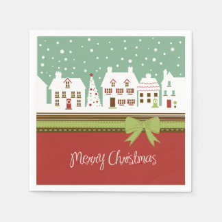 Guardanapo De Papel Feliz Natal, Cocktail Paper Napkins