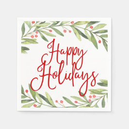 Guardanapo De Papel Feliz Natal Férias Férias Férias Férias Festas de