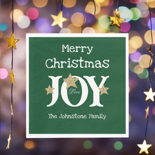 Guardanapo De Papel Feliz Natal - Festa de Livro Verde Russo (Enhance your festive holiday gathering with these delightful deep green paper napkins.)