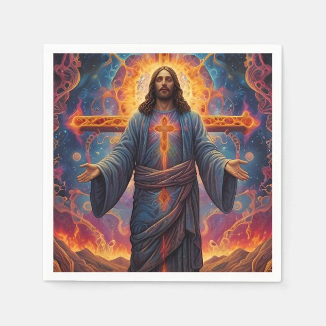 Guardanapo De Papel Feliz Natal Festivo (Frente)