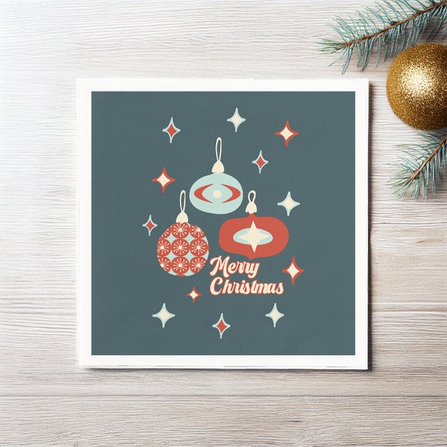 Guardanapo De Papel Feliz Natal, Médio do século moderno (Criador carregado)