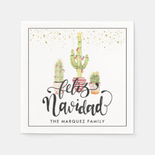 Guardanapo De Papel Feliz Navidad   Festa de Natal Personalizada