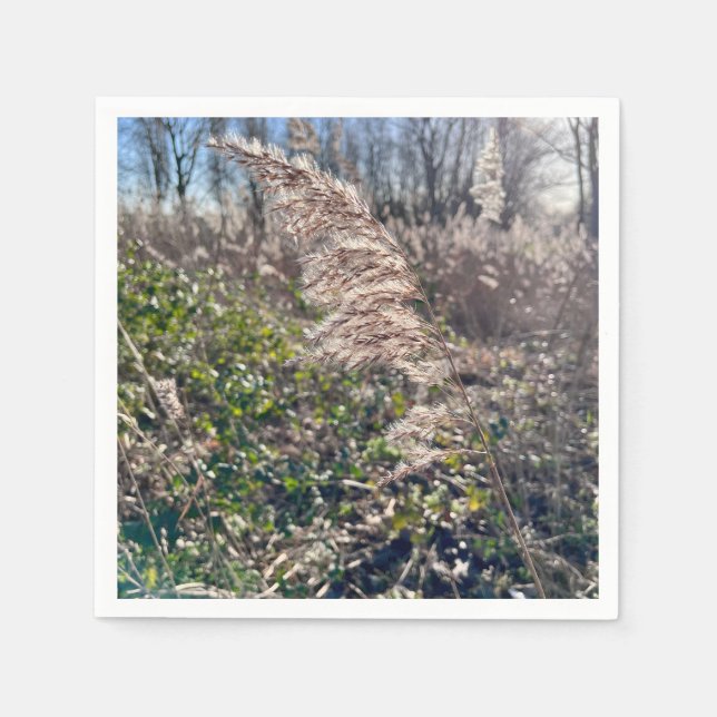 Guardanapo De Papel Feliz outono. (Frente)