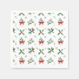 Guardanapo De Papel Feliz Padrão de Natal Napkins Férias Festivas