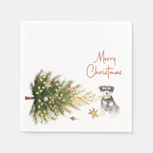 Guardanapo De Papel Feliz Padrão de Natal Napkins Férias Festivas