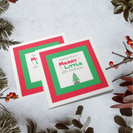 Guardanapo De Papel Feliz pequeno aniversário