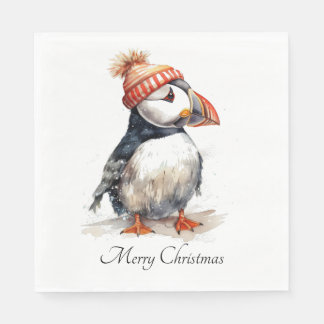 Guardanapo De Papel Feliz Puffin, personalizado