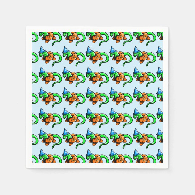 Guardanapo De Papel Feliz Samhain! (Frente)