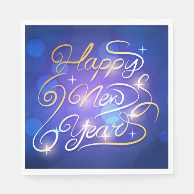 Guardanapo De Papel Felizes anos novos (Frente)