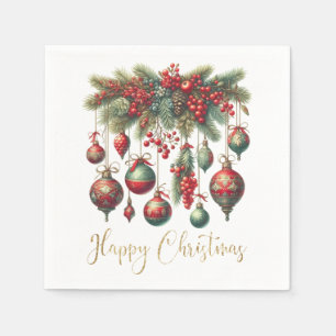 Guardanapo De Papel Felizes decorações de Natal