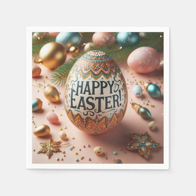 Guardanapo De Papel Felz pascoa (Frente)