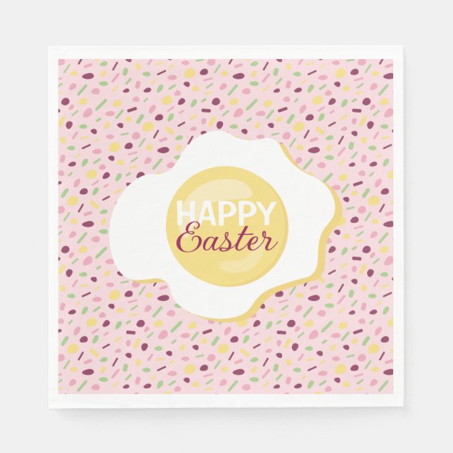 Guardanapo De Papel Felz pascoa. (Frente)