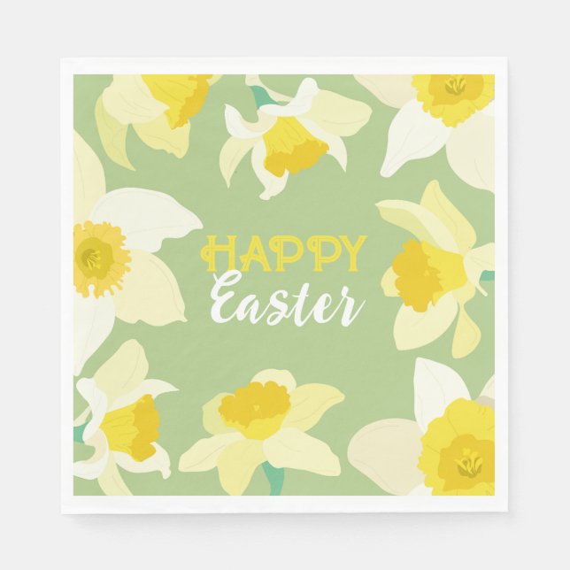 Guardanapo De Papel Felz pascoa. (Frente)