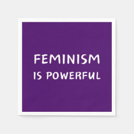 Guardanapo De Papel Feminismo é poderoso