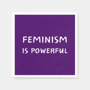 Guardanapo De Papel Feminismo é poderoso