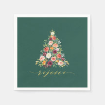 Feriado de Árvore Floral Elegante