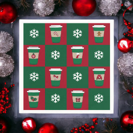 Guardanapo De Papel Feriado de Natal Flocos de Neve