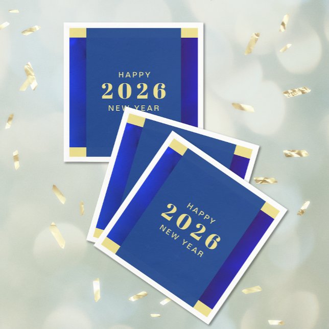 Guardanapo De Papel Feriado do feliz ano novo (Happy New Year Holiday Napkins)