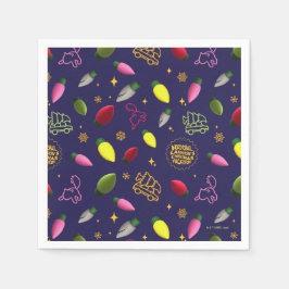 Guardanapo De Papel Férias de Natal | Padrão de férias