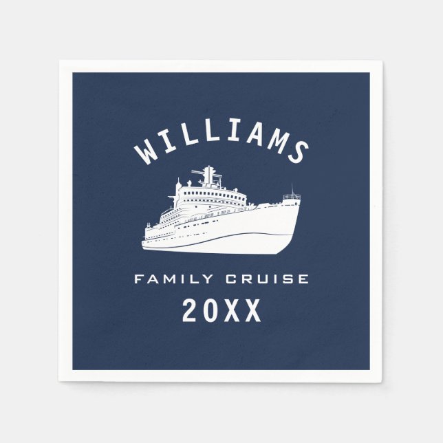 Guardanapo De Papel Férias de Verão da Associação das Famílias do Mar  (Frente)