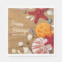 Guardanapo De Papel férias de Verão náuticas costeiras do oceano tropi