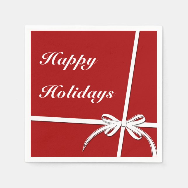 Guardanapo De Papel Férias Felizes (Frente)