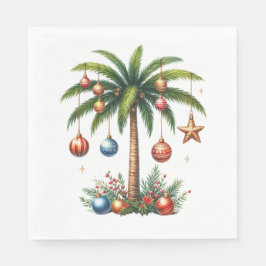 GUARDANAPO DE PAPEL FÉRIAS HAVAIANAS DE ALOHA TEMA DE NATAL