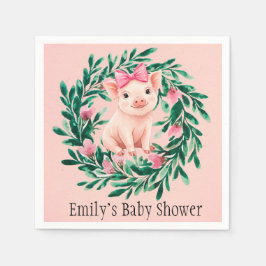 Guardanapo De Papel Ferida de Aquarela com Chá de fraldas de Porcos Be