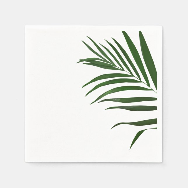 Guardanapo De Papel Fern Leaf Paper Napkin (Frente)
