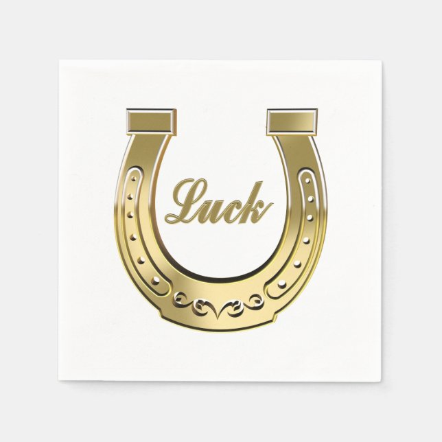 Guardanapo De Papel ferradura ouro (Frente)