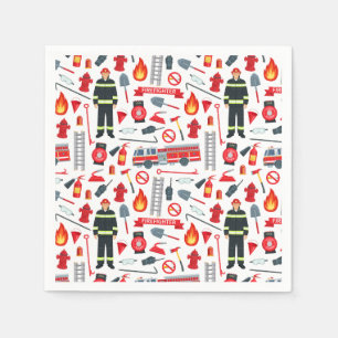 Guardanapo De Papel Ferramentas de Bombeiro