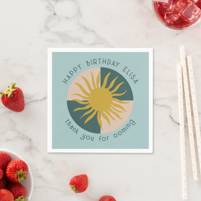 Guardanapo De Papel Festa à Beira-Mar SOIRÉE Festa de ANIVERSÁRIO Mode (Insitu)