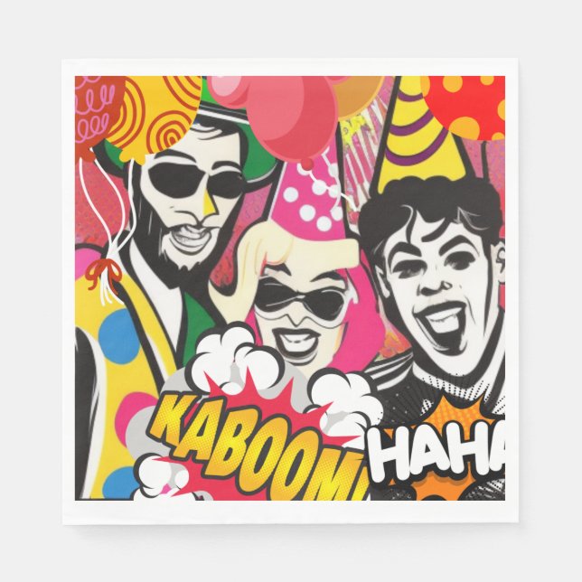 Guardanapo De Papel Festa à Vista (Frente)