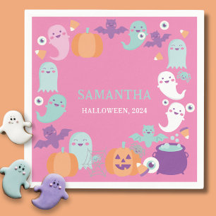 Guardanapo De Papel Festa bonita do fantasma de halloween