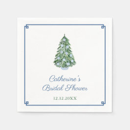 Guardanapo De Papel Festa Clássica de Férias de Árvore de Natal da Chi