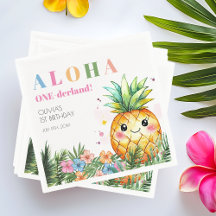 Festa de 1º Aniversário Infantil Abacaxi de Verão 