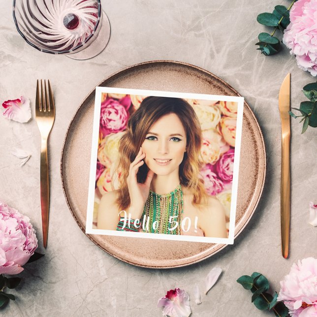 Guardanapo De Papel Festa de 50 anos (Criador carregado)