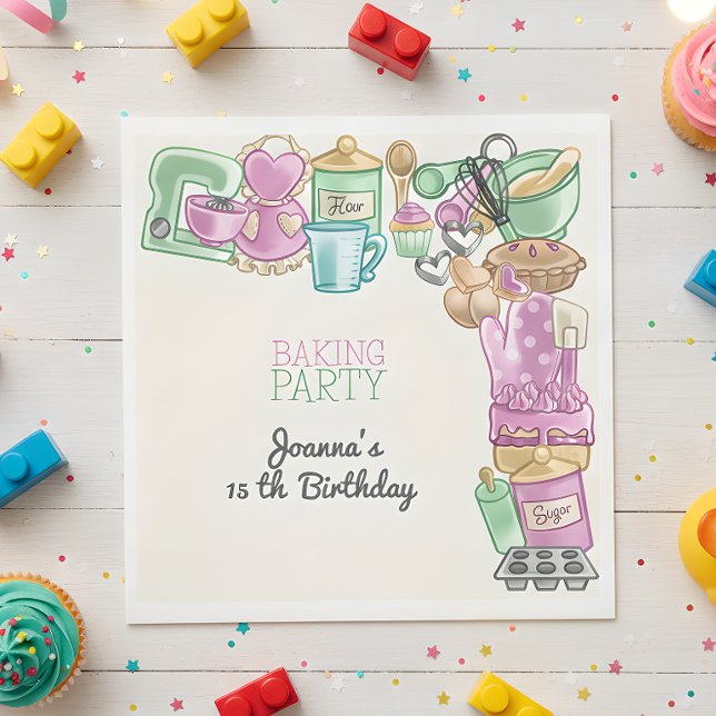 Guardanapo De Papel Festa de aniversário (Criador carregado)