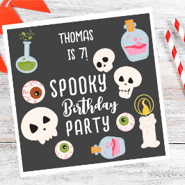 Guardanapo De Papel Festa de aniversário assustadora de halloween