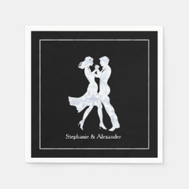 Guardanapo De Papel Festa de aniversário conjunto Adultos Ouro Casal d